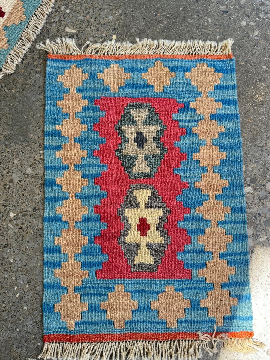 Persischer Shiraz Kelim Teppich | 1' 5" x 2' 0"