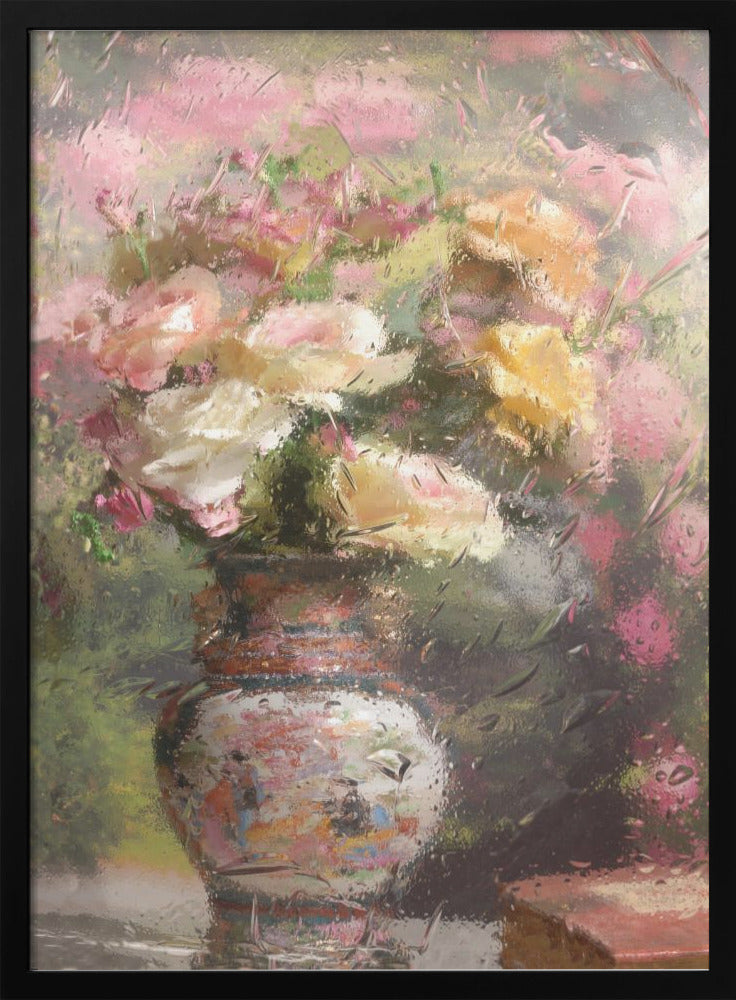 ウォールアート 花のある静物