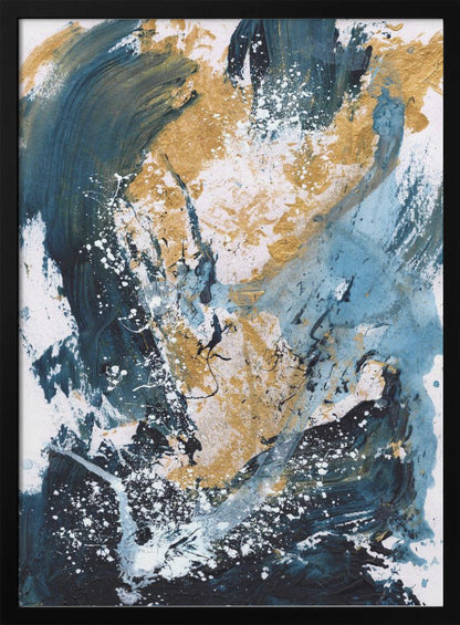 Wandkunst Goldenes Meer