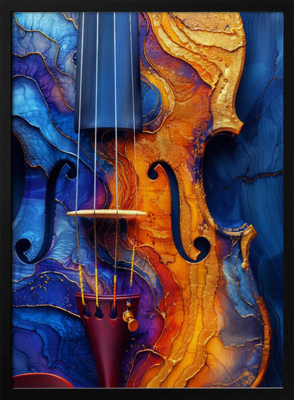Leinwandbild Wandbild Musik Violine 2