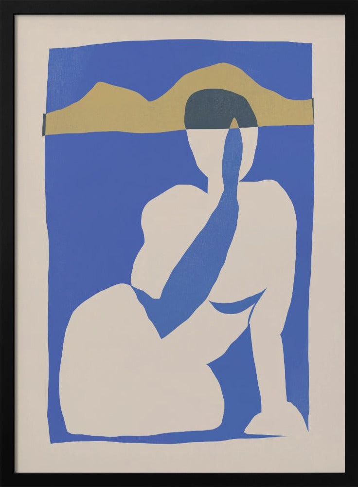 Wandkunst Muse ausgeschnitten