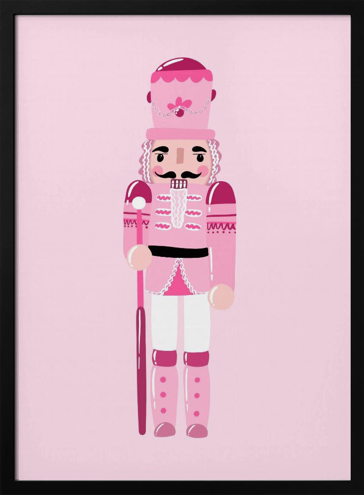 Wandbild Rosa Nussknacker Leinwanddruck