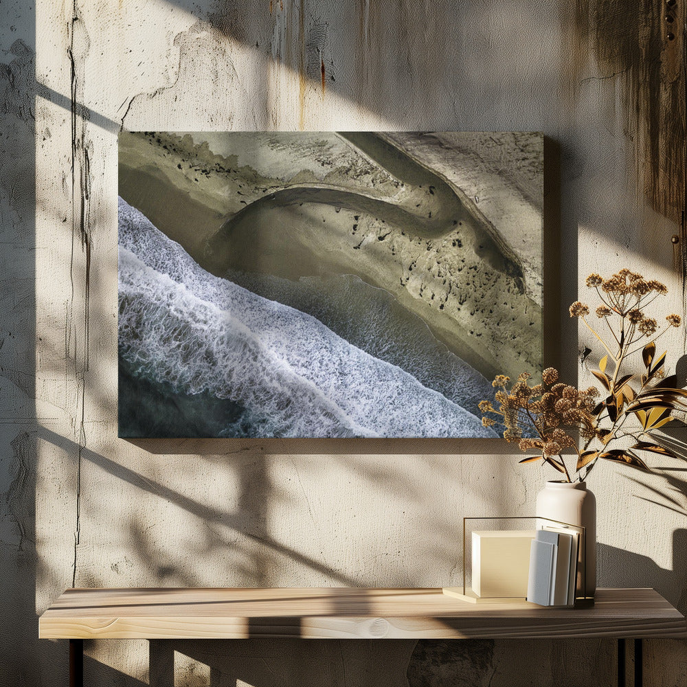 Wandbild Big Sur Luftaufnahme