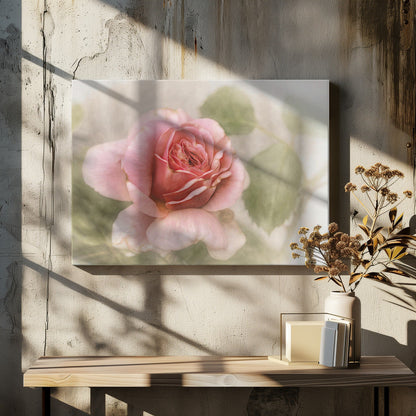Wandbild glatte Rose