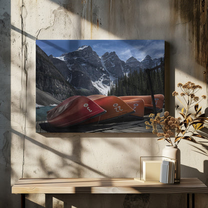 Wandkunst Vier Gipfel