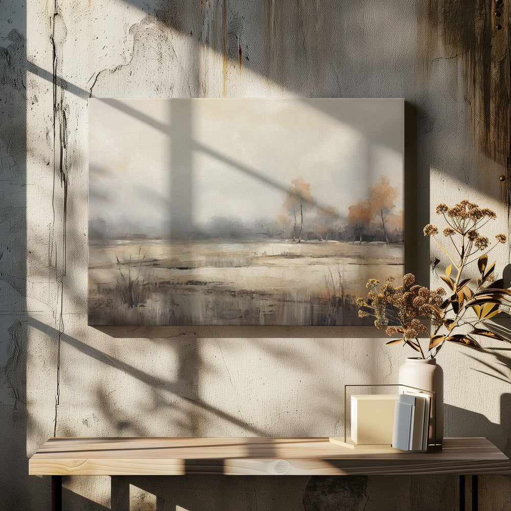 Wandbild Horizontale Abstrakte Landschaft 5