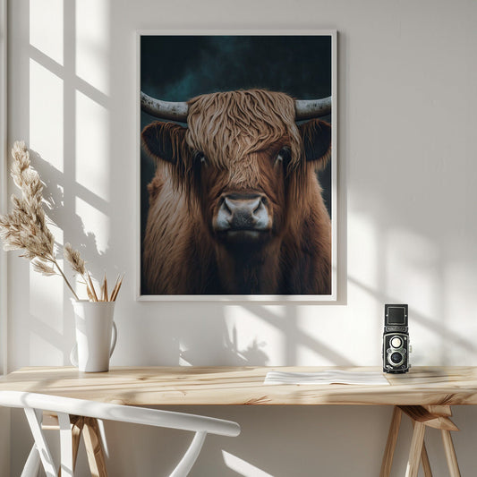 Wandbild Highland Cattle