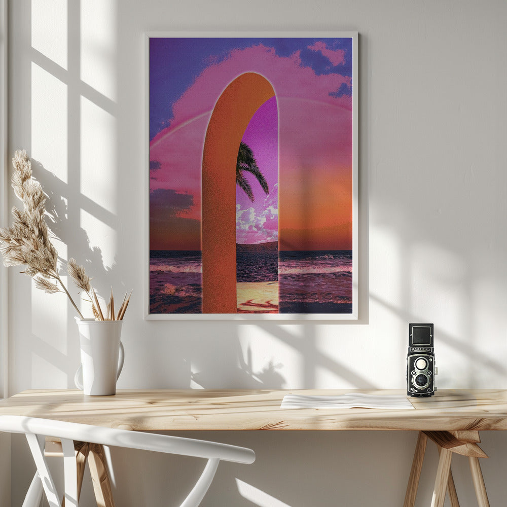 Wall art Portal Vaporwave