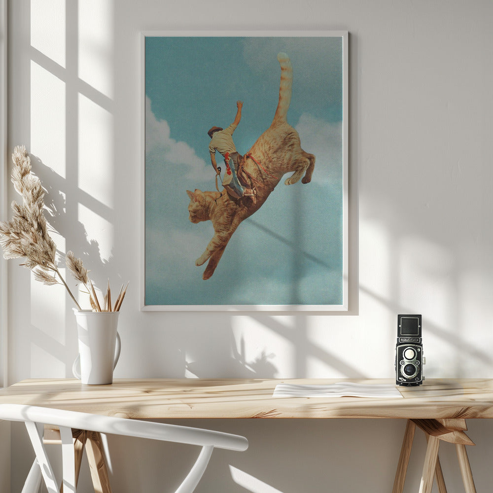 Wandbild Meehaw Rodio Katze