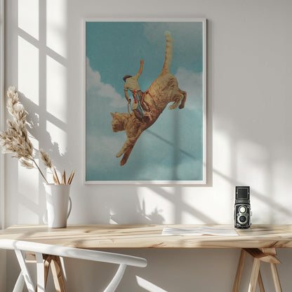 Wandbild Meehaw Rodio Katze