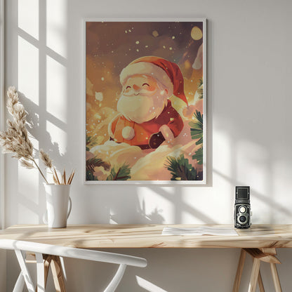 Wandbild Weihnachtsmann Leinwandbild