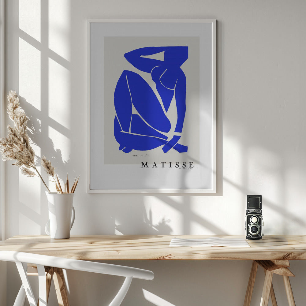 Wall art Nudo Blu III 1952 Boarder