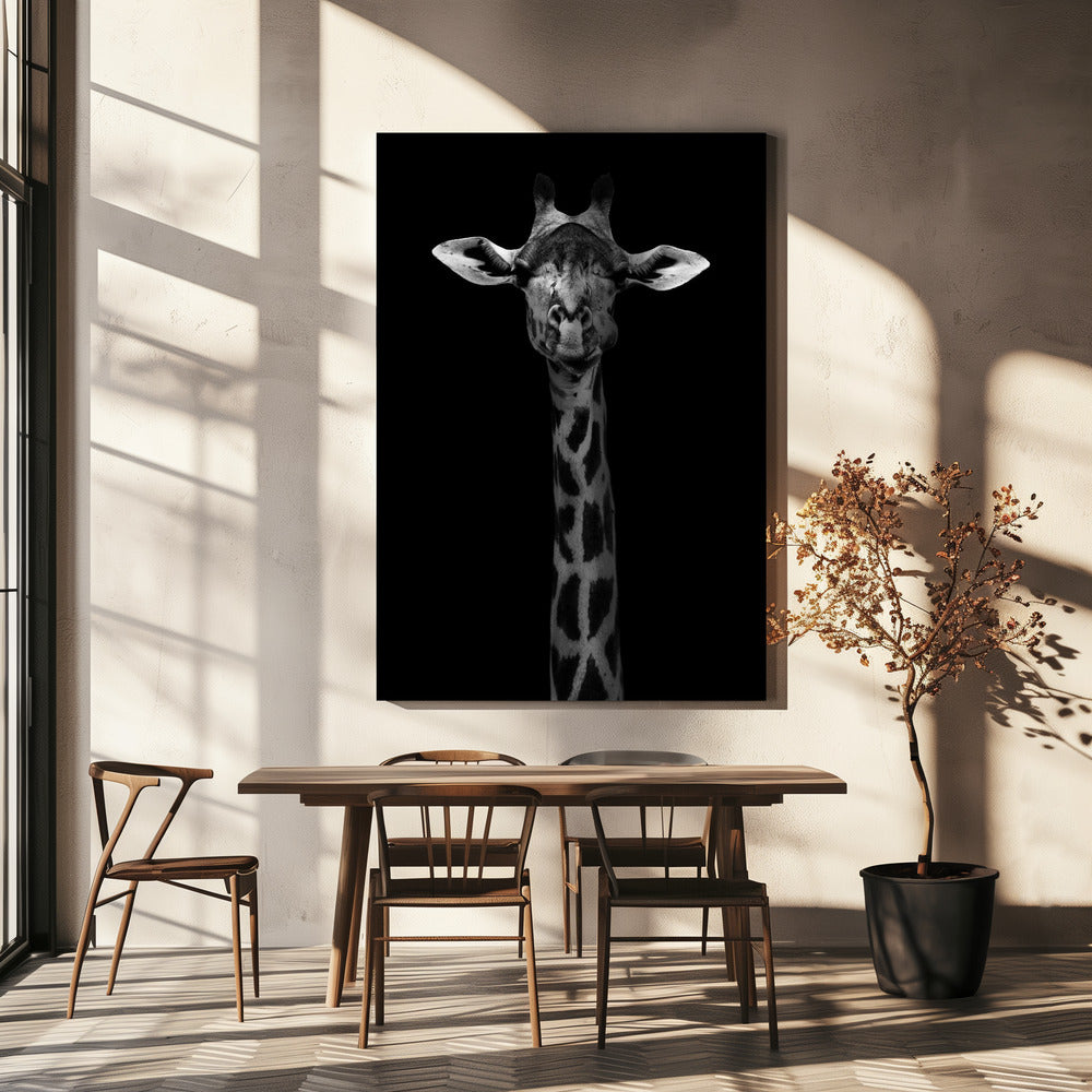 Wall Art Giraffe Portrait