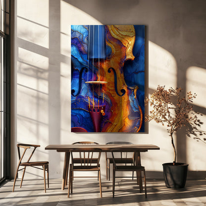 Leinwandbild Wandbild Musik Violine 2