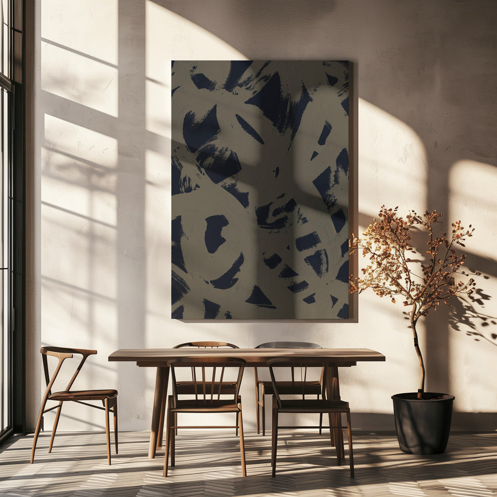 Wall art Abstract Brush Strokes 399Y