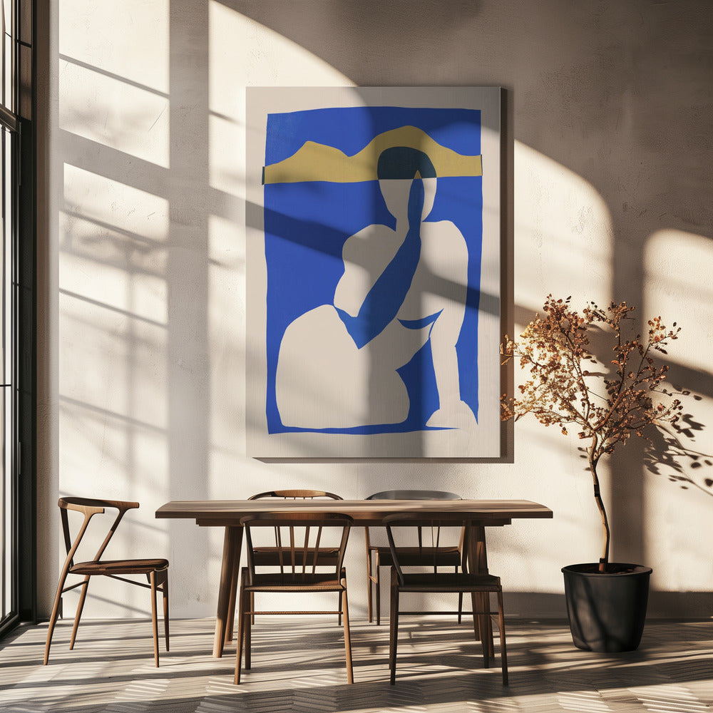 Wandkunst Muse ausgeschnitten