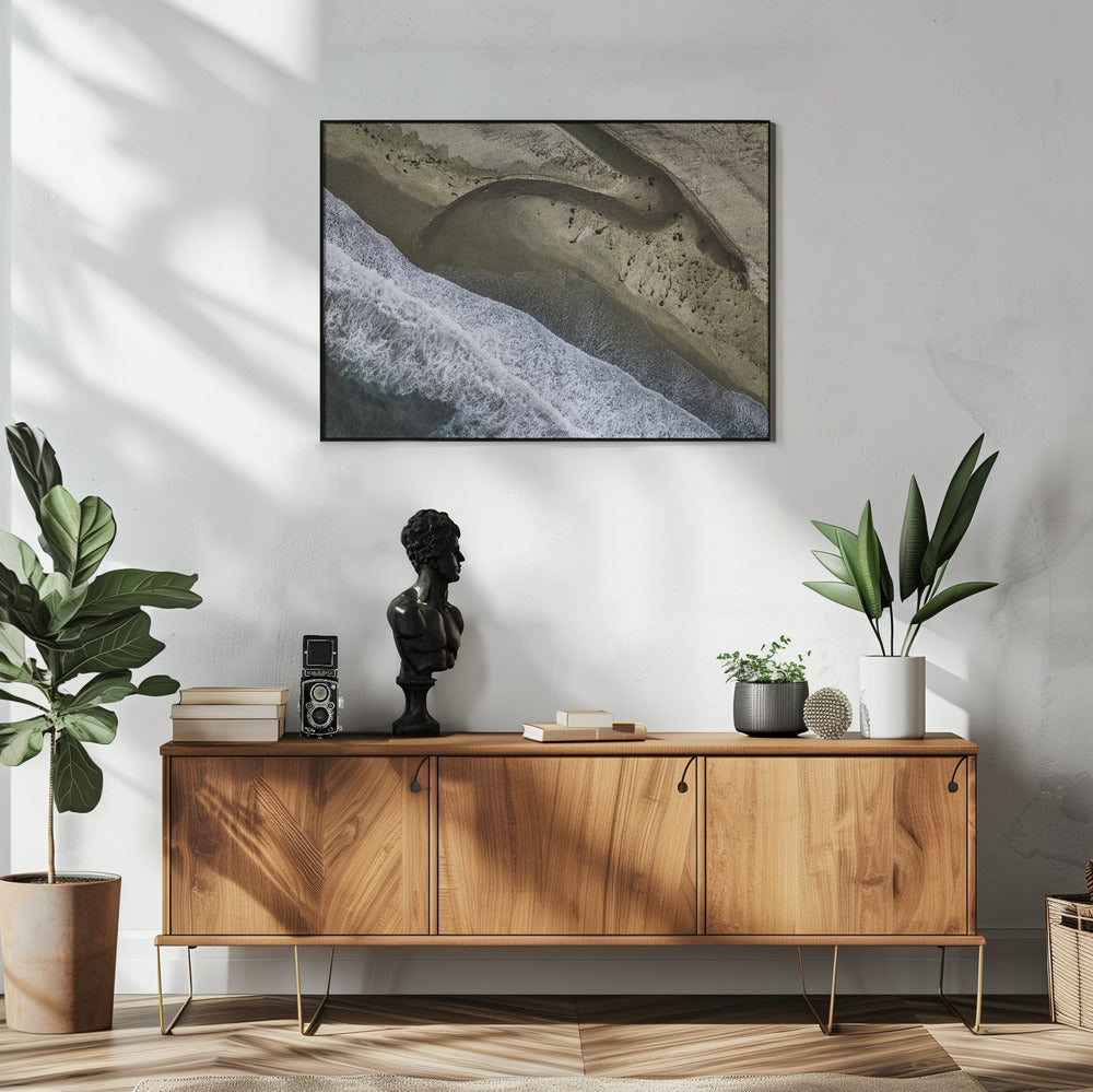 Wandbild Big Sur Luftaufnahme