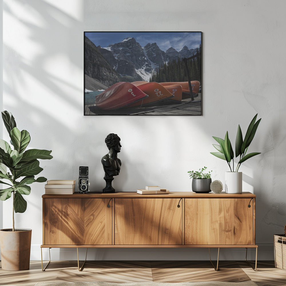 Wandkunst Vier Gipfel