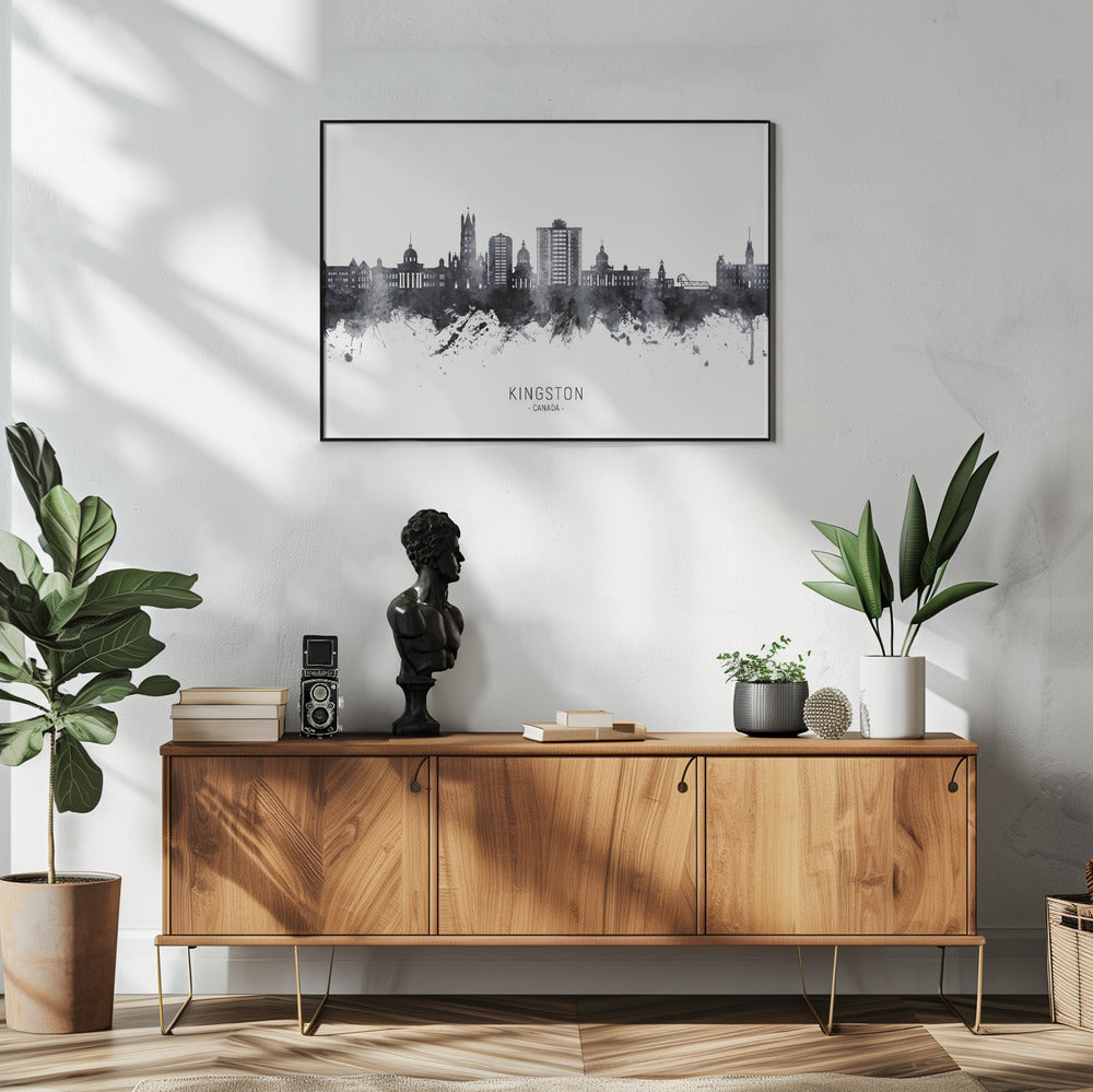 Wandkunst Kingston Kanada Skyline