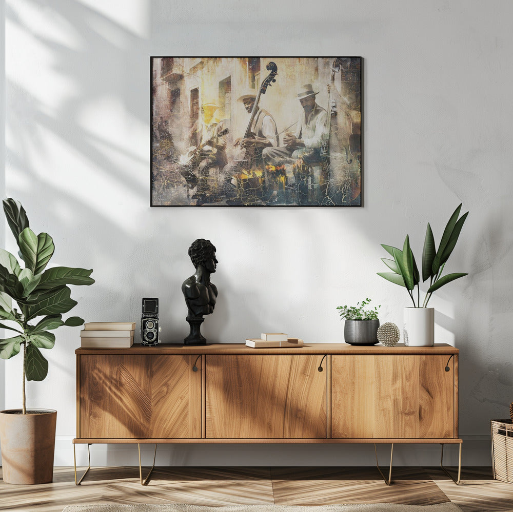 Wall art Music Art Illustration 11 Jazz Band