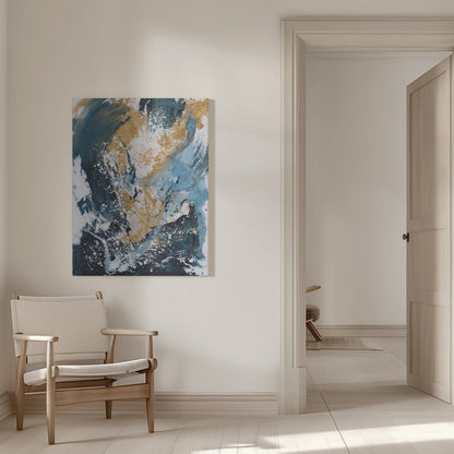 Wandkunst Goldenes Meer