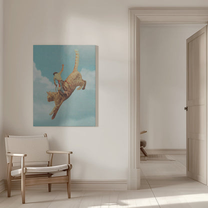 Wandbild Meehaw Rodio Katze