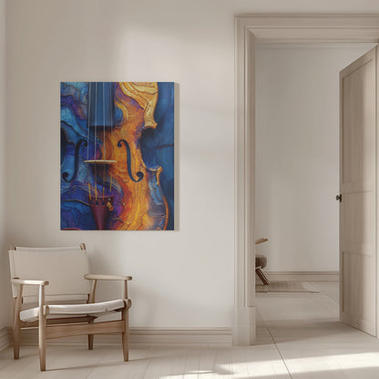 Leinwandbild Wandbild Musik Violine 2