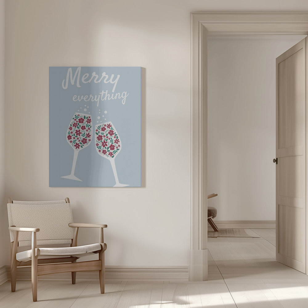Wandbild „Merry Everything“ (Leinwanddruck)