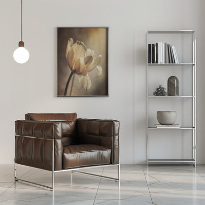 Wandbild Pastelltulpe