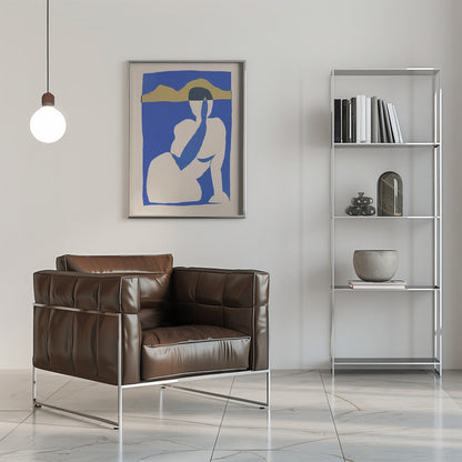 Wandkunst Muse ausgeschnitten