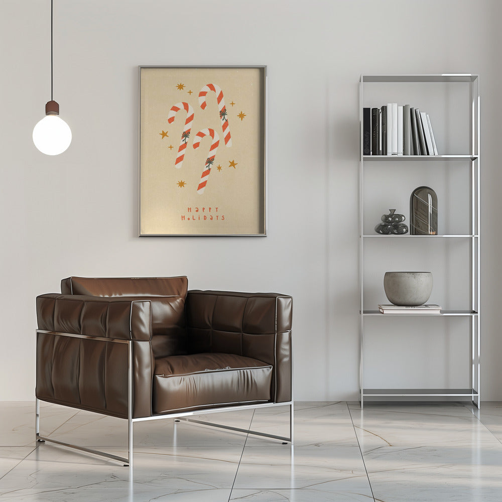 Wandbild Leinwanddruck Zuckerstange