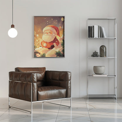 Wandbild Weihnachtsmann Leinwandbild