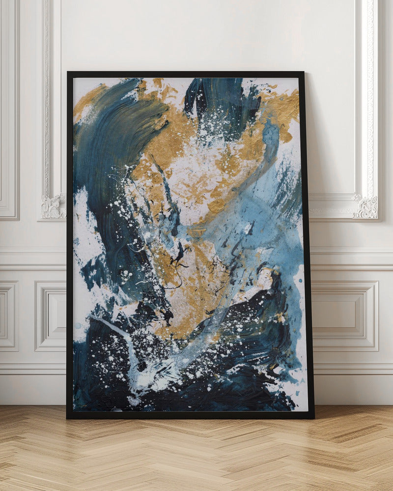 Wandkunst Goldenes Meer