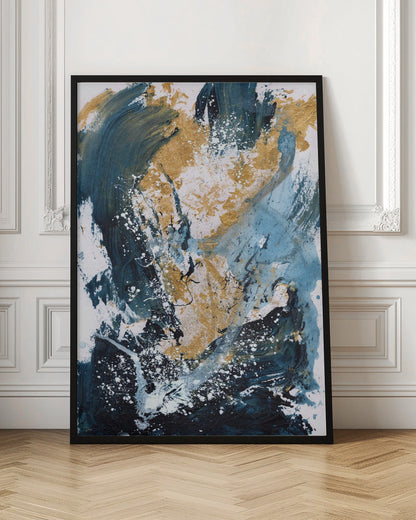 Wandkunst Goldenes Meer