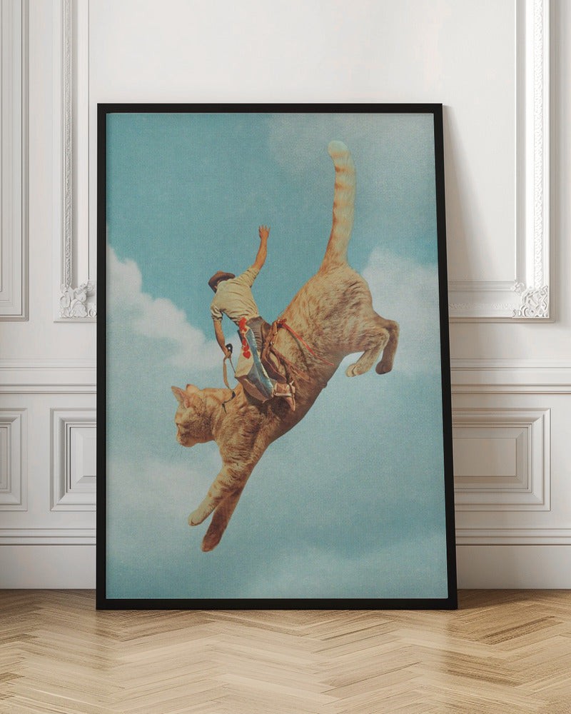 Wandbild Meehaw Rodio Katze