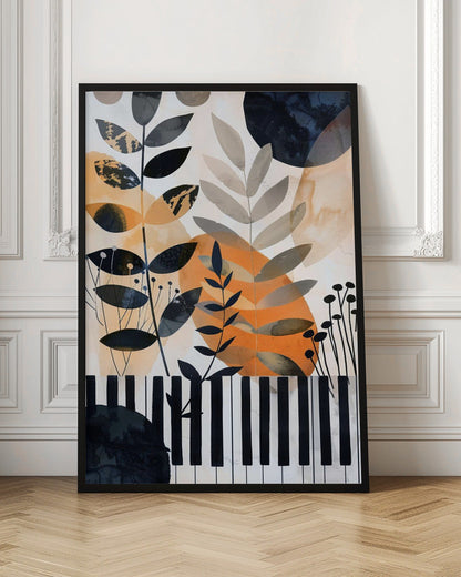 Leinwandbild Wandkunst Musik Klavier 1