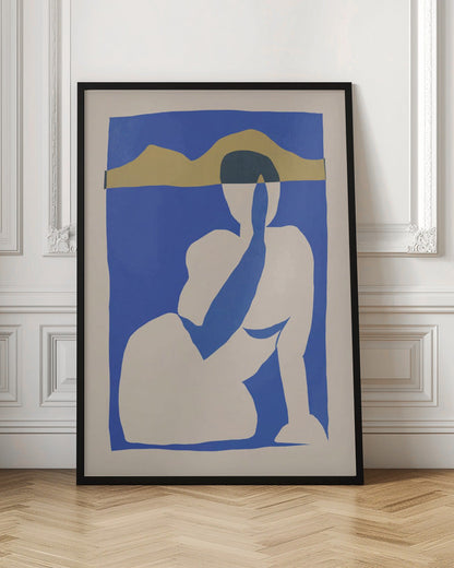 Wandkunst Muse ausgeschnitten
