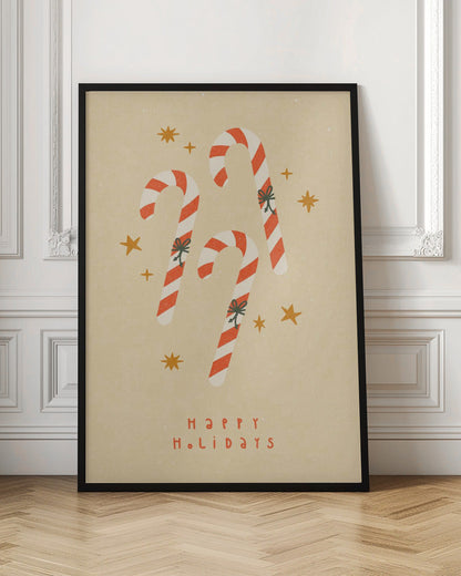 Wandbild Leinwanddruck Zuckerstange