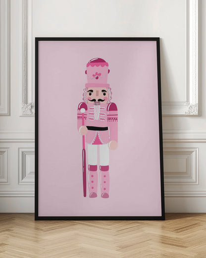 Wandbild Rosa Nussknacker Leinwanddruck