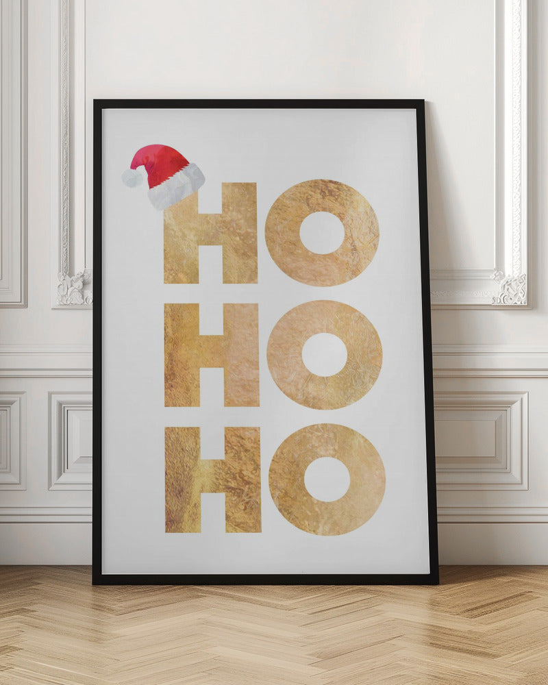 Wandbild Hohoho Typografie Leinwandbild