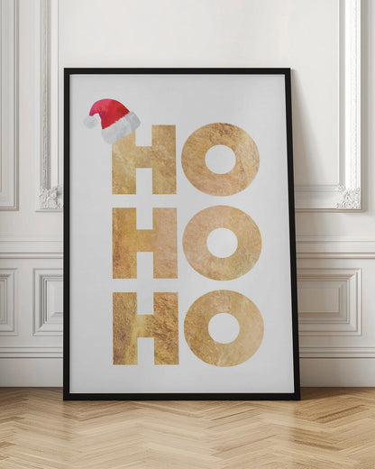 Wandbild Hohoho Typografie Leinwandbild