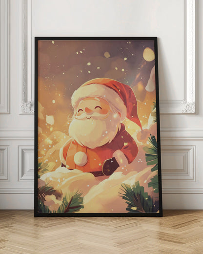 Wandbild Weihnachtsmann Leinwandbild
