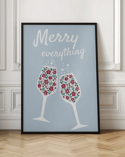 Wandbild „Merry Everything“ (Leinwanddruck)