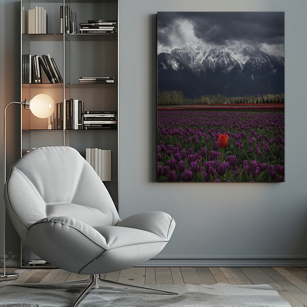 Wandkunst Tulpe in Vancouver, Kanada