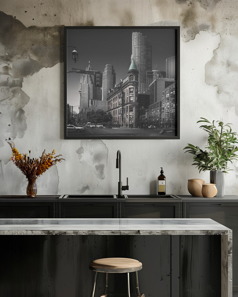 Wandbild Canadian Flatiron Leinwand-Wandbild