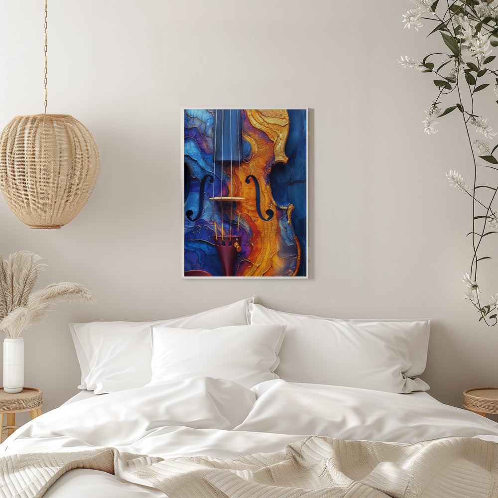Leinwandbild Wandbild Musik Violine 2