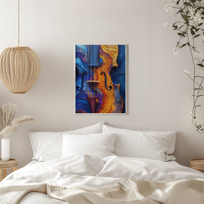 Leinwandbild Wandbild Musik Violine 2