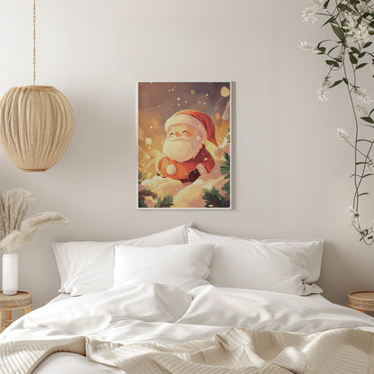 Wandbild Weihnachtsmann Leinwandbild
