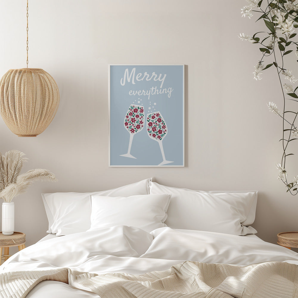 Wandbild „Merry Everything“ (Leinwanddruck)