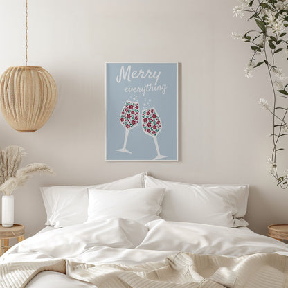 Wandbild „Merry Everything“ (Leinwanddruck)